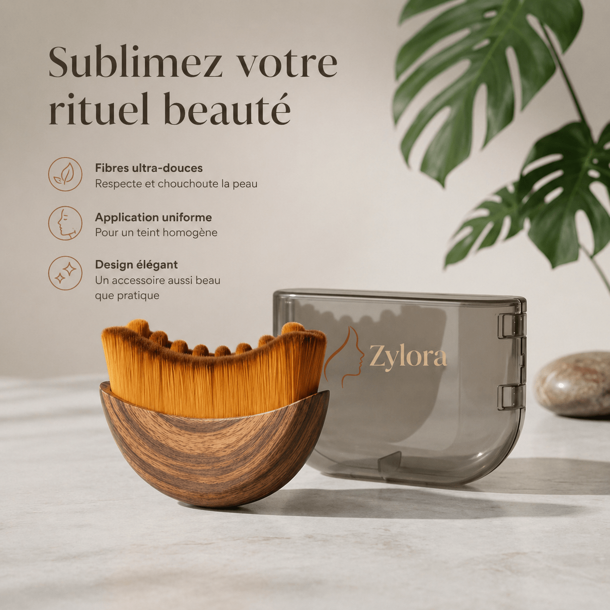 Brosse de Drainage Lymphatique Visage – Zylora - Zylora